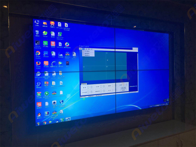 艾維圖46寸3.5mm拼接屏進駐：阿壩州若爾蓋縣唐克鎮(zhèn)信息化建設(shè)平臺